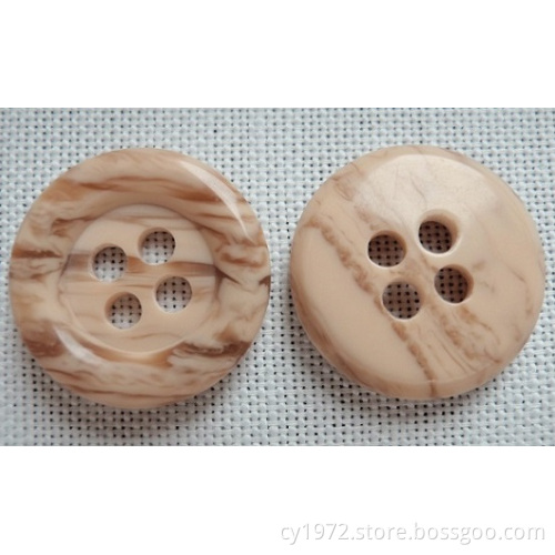 Wood-Imitated Polyester Button (PB-002FS)